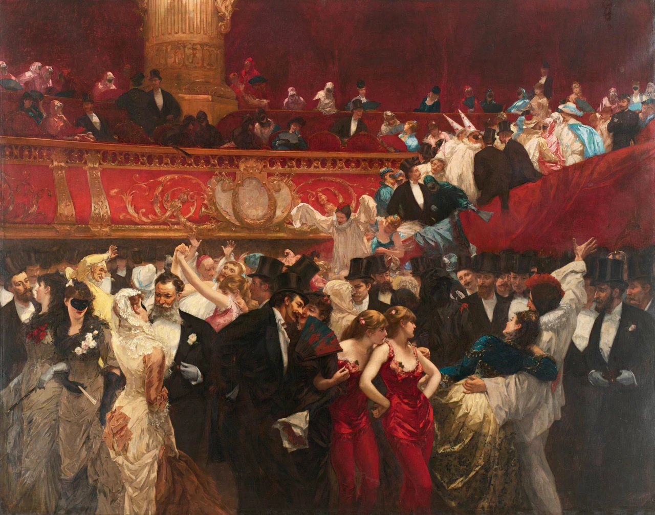La serata in maschera